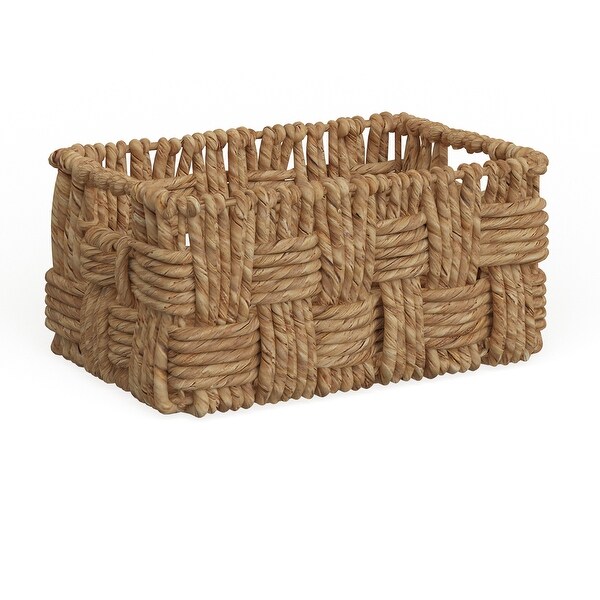 Brown Jute Coastal Storage Basket (Set of 2)