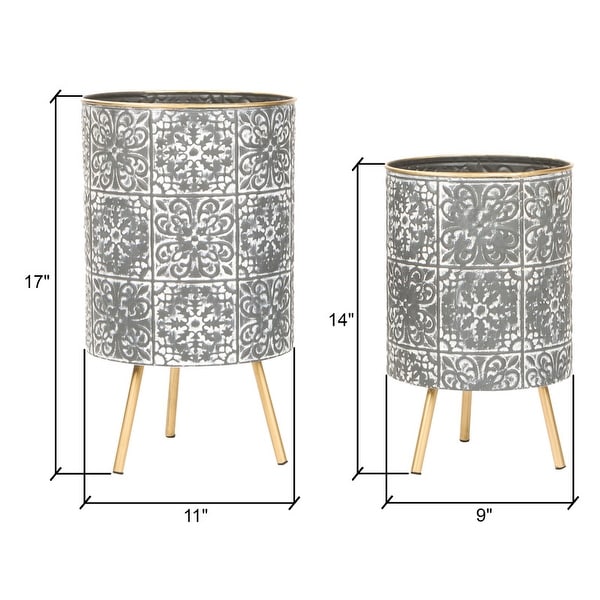 Bantu Modern Planters (Set of 2)