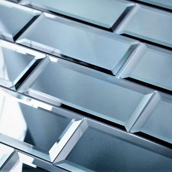 Miseno BLDREF0306 Reflections - 3" x 6" Rectangle Wall Tile - Glossy