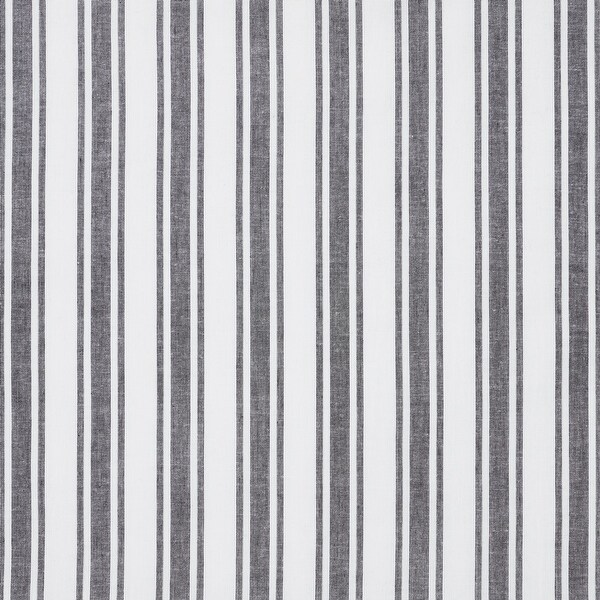 Sawyer Mill Black Ticking Stripe Prairie Long Panel Set of 2 84x36x18