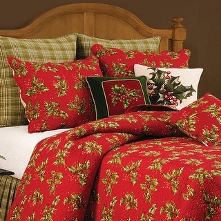 Holly Red Standard Sham