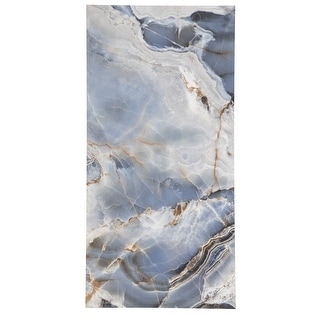 Industry TIle 24x48 Onyx Blue Polished Porcelain Tile (15.5 Sq. ft. per Box)