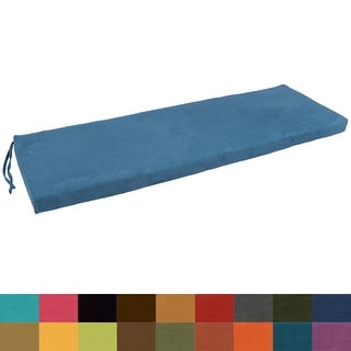 Microsuede Indoor Bench Cushion (57-, 60-, or 63-inches wide)