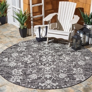 SAFAVIEH Courtyard Jacquline Indoor/ Outdoor Waterproof Patio Backyard Rug