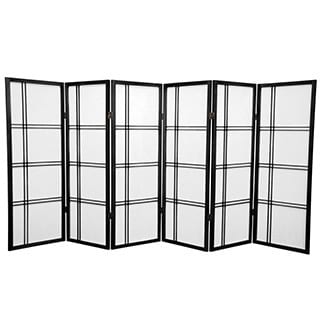 Handmade 4' Spruce Wood Double Cross Room Divider