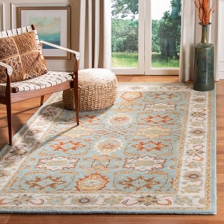 SAFAVIEH Handmade Heritage Britney Traditional Oriental Wool Rug