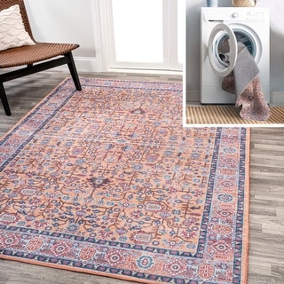 JONATHAN Y Cirali All-Over Persian Machine Washable Area Rug