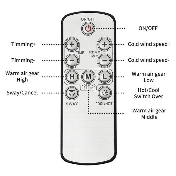 32 in. Bladeless Tower Fan Heater and Fan Combo Ideal For Four Season Available