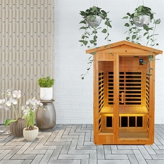 Two Person Outdoor Far Infrared Sauna Room