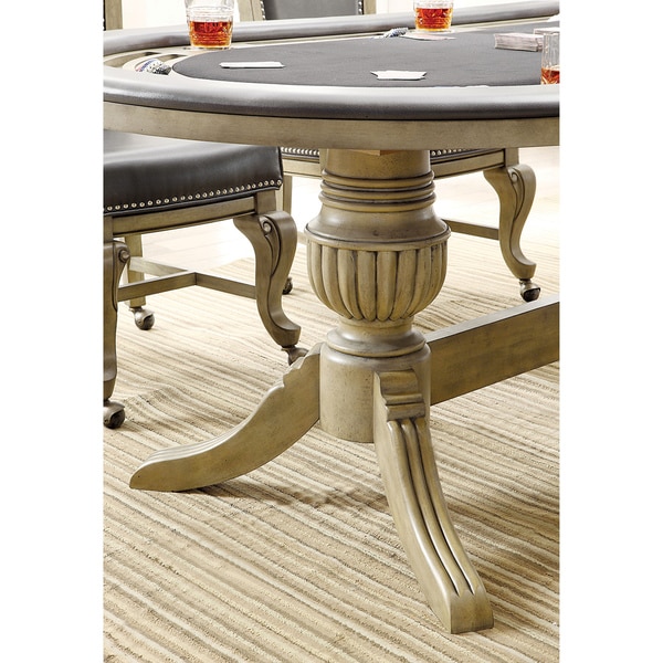 Frankline Traditional 88-inch Solid Wood Game Table by Furniture of America
