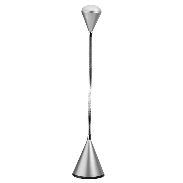 OttLite LED Cone Desk Lamp, Silver