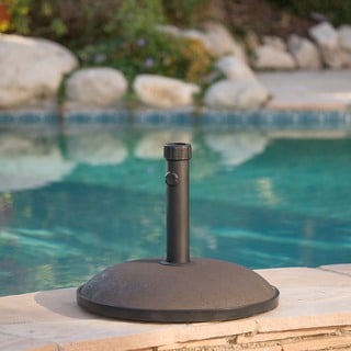 Tulare Outdoor 66 lbs Circular Concrete Umbrella Base by Christopher Knight Home - 19.75"d