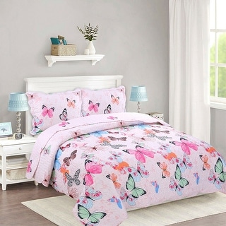 Kids Bedspread Quilts Set Throw Blanket Teens Bedding Full Queen