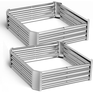 Garden Bed Outdoor Aluminum Planter Kit
