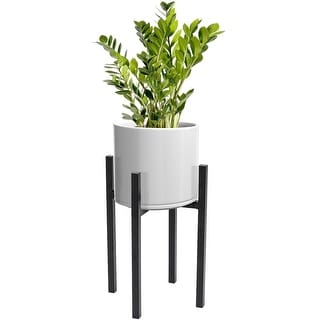 Tall Flower Pot Stands Indoor Outdoor Metal Potted Plant Holder Fits Up to 10 Inch Planter Planter Not Included - 10 Inch