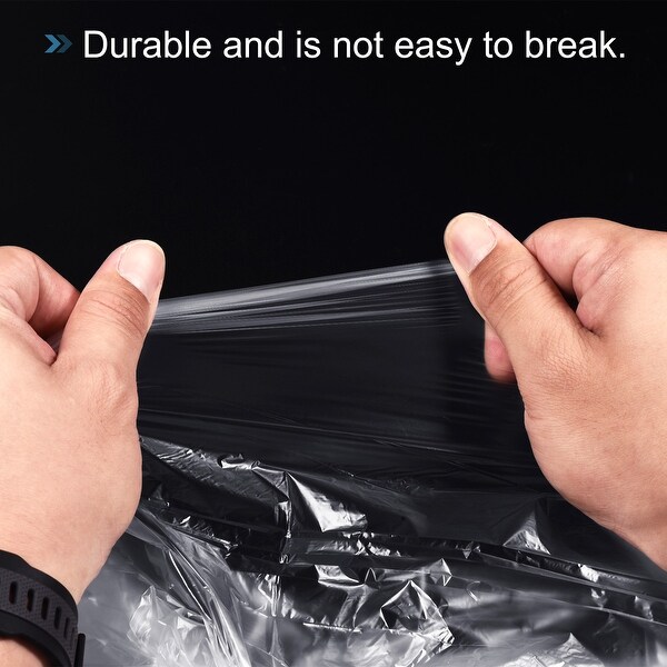 5Pcs 280x120cm Disposable Bathtub Cover Liner Portable PE Bathtub Bag - Clear - 110x47 Inch