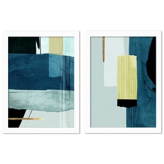 The Stars Edge by PI Creative Art 2 Piece White Framed Print Art Set