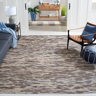 SAFAVIEH Handmade Marbella Zornitza Stripe Jute Rug