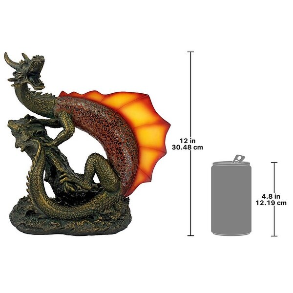 Design Toscano Viper The Serpent Dragon Lamp