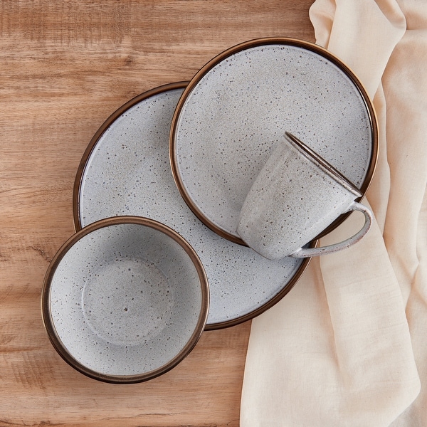 Mikasa Barrett White 16PC DW Set, Service for 4 - 1