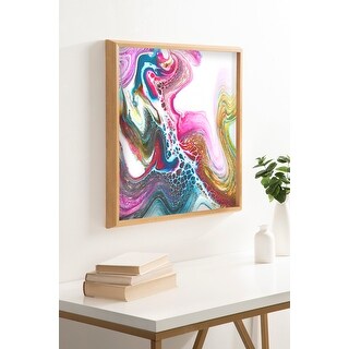 Kate and Laurel Blake Kaleidescope Framed Printed Art by Xizhou Xie