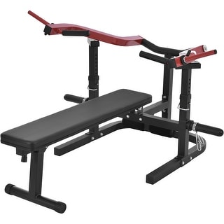 Weight Bench Press Machine 11 Adjustable Positions Flat Incline for Chest & Arm Ab Workout, Max 2000 LB