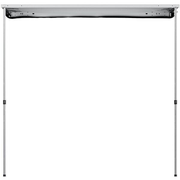 6.6'x8.2' Pull-Out Retractable Vehicle Awning Waterproof