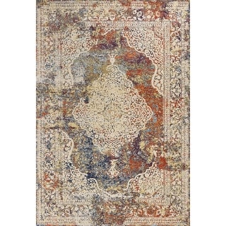 Domani Capri Persian Medallion Area Rug