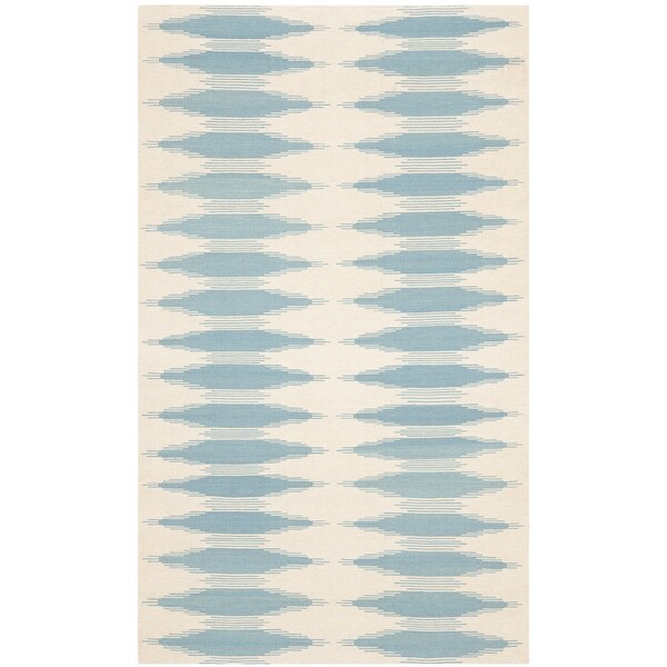 SAFAVIEH Handmade Kilim Flatweave Reut Casual Tribal Wool Rug with Fringe