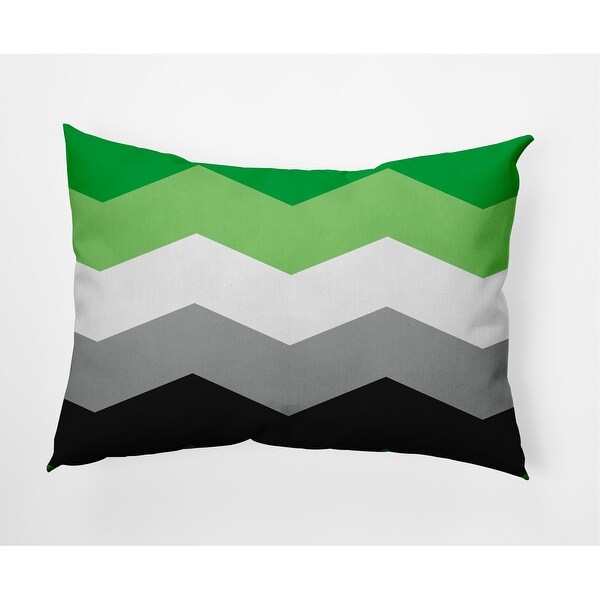 Pride Chevron Outdoor Throw Pillow