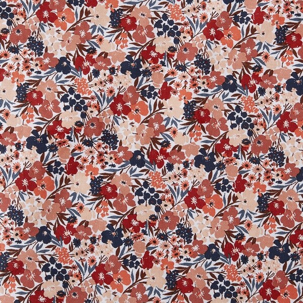 Wrangler Prairie Floral Red 100% Cotton Duvet Cover & Sham Set