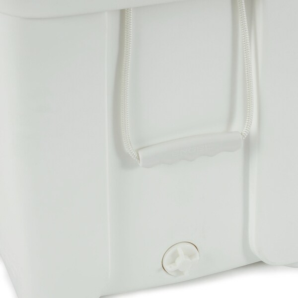 Engel 165 High Performance Durable Roto Molded Airtight 264 Can Cooler, White