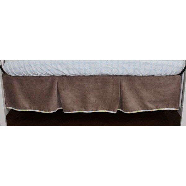 Nurture Imagination Brown Dust Ruffle