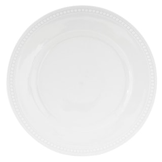 Everyday White by Fitz and Floyd Classic Rim 8.25 Inch Salad Plates, Set of 4, White - 8.25 Inch