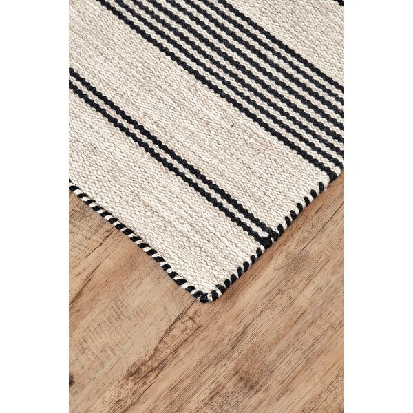 Granberg Eco-Friendly PET Rug, Outdoor, Black/White, Area Rug