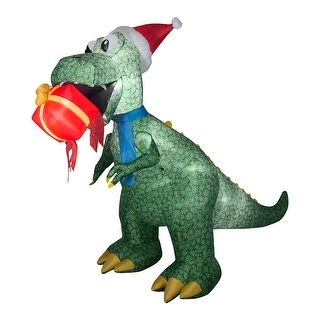 9.5 ft. Inflatable Tyrannosaurus Rex with Gift - 9.5 ft