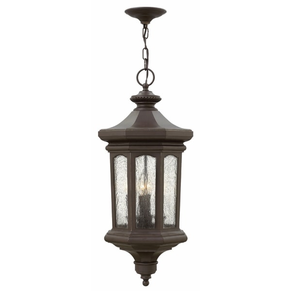 Hinkley Raley 4-Light Outdoor Pendant in Oil Rubbed Bronze