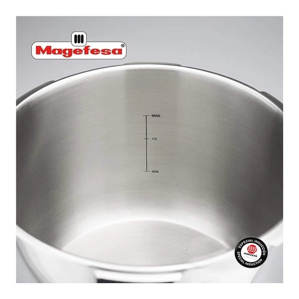 Magefesa Star Belly 8-Quart Stainless Steel Pressure Cooker