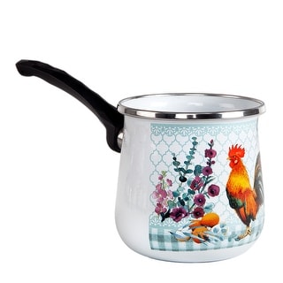STP Goods Golden Rooster Enamel Coffee Pot Cezve