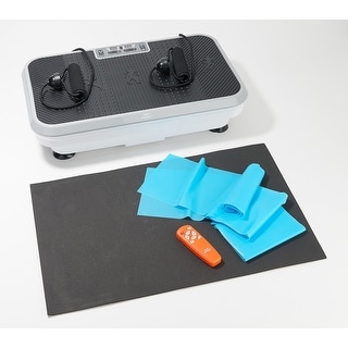 PowerFit Elite Vibration Platform with Exercise Bands & Mat Refurbished