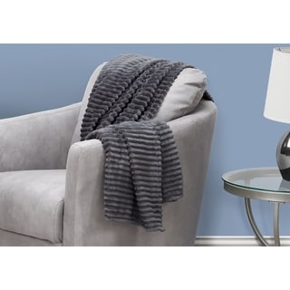 Throw, 50"x 60", Ultra Soft, Cozy, Warm, Decorative, Polyester, Beige, Contemporary, Modern