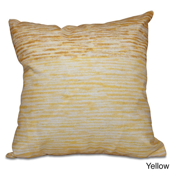 Ocean View Geometric Print 16-inch Throw Pillow