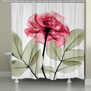Laural Home X-Ray Rose Shower Curtain