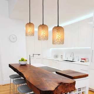 Art Glass Single-Light Pendant Chandelier for Kitchen Island