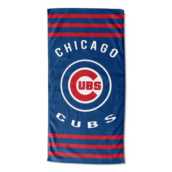 MLB 720 Cubs Stripes Beach Towel - 30x60