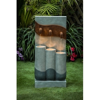 Cement Modern Pots Outdoor Patio Fountain