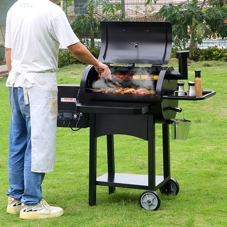 VEVOR Heavy Duty Charcoal Grill BBQ Portable Grill with Cart Outdoor Cooking - 53''