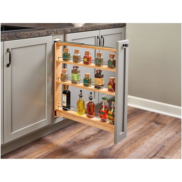 Rev-A-Shelf 438 Series 6 Inch Pull Out Cabinet Organizer with