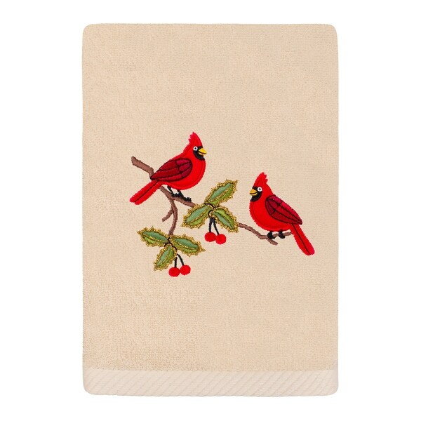 Authentic Hotel and Spa Christmas Red Pair Hand Towel