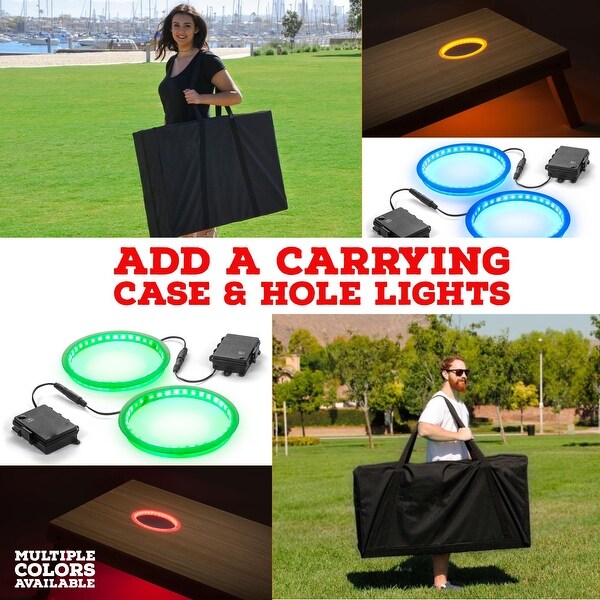 American Flag Declaration Cornhole Board Set - Choose Your Options